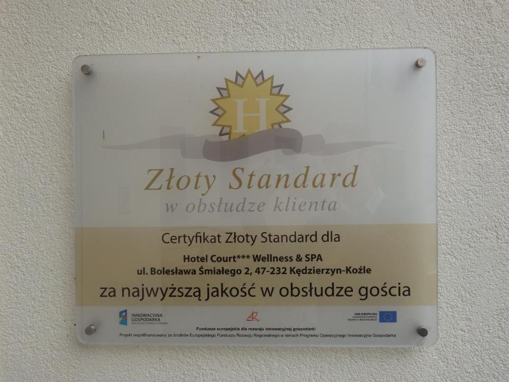 Hotel Court Wellness&Spa Kedzierzyn-Kozle Exterior photo